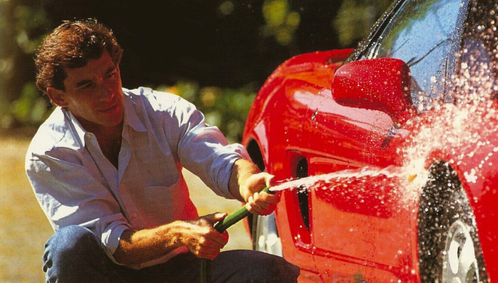 Πωλητήριο στο Honda NSX του Ayrton Senna