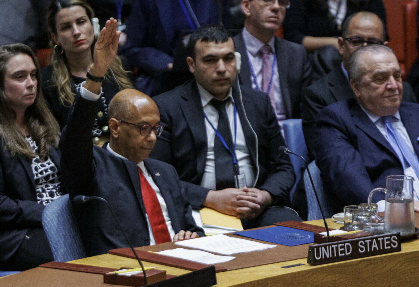 Oι ΗΠΑ καταψηφίζουν την πλήρη ένταξη της Παλαιστίνης στον ΟΗΕ © EPA/SARAH YENESEL