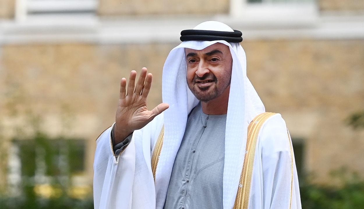 O σεΐχης Μοχάμεντ μπιν Ζαγιέντ αλ Ναχιάν, πρόεδρος των Ηνωμένων Αραβικών Εμιράτων © EPA/ANDY RAIN