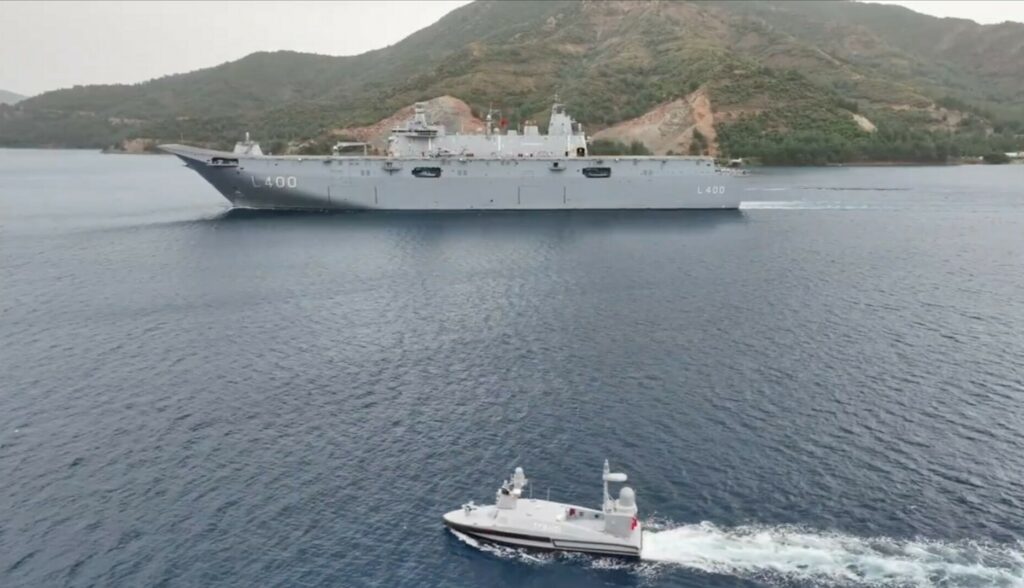 Για πρώτη φορά σε άσκηση του ΝΑΤΟ το τουρκικό TCG Anadolu