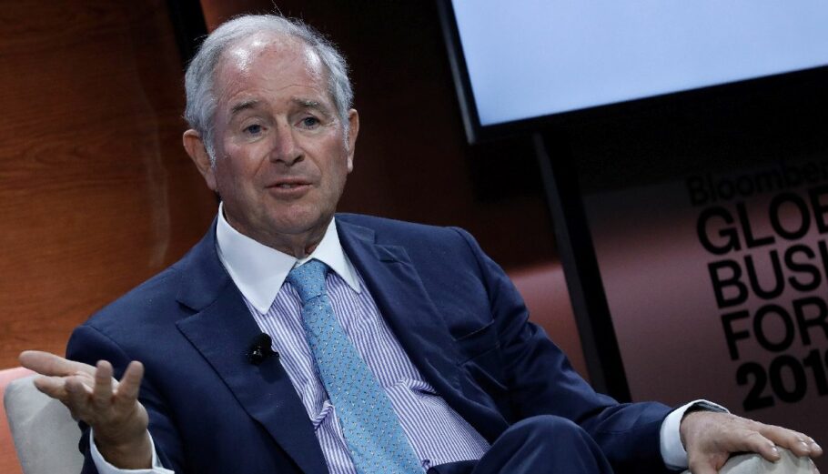 Ο CEO της Blackstone, Στίβεν Σβάρτσμαν © EPA/PETER FOLEY