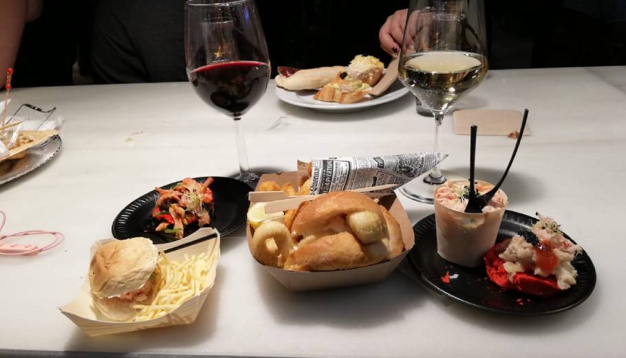 Street food στο Mercado de San Miguel © Μαριάννα Μαρμαρά