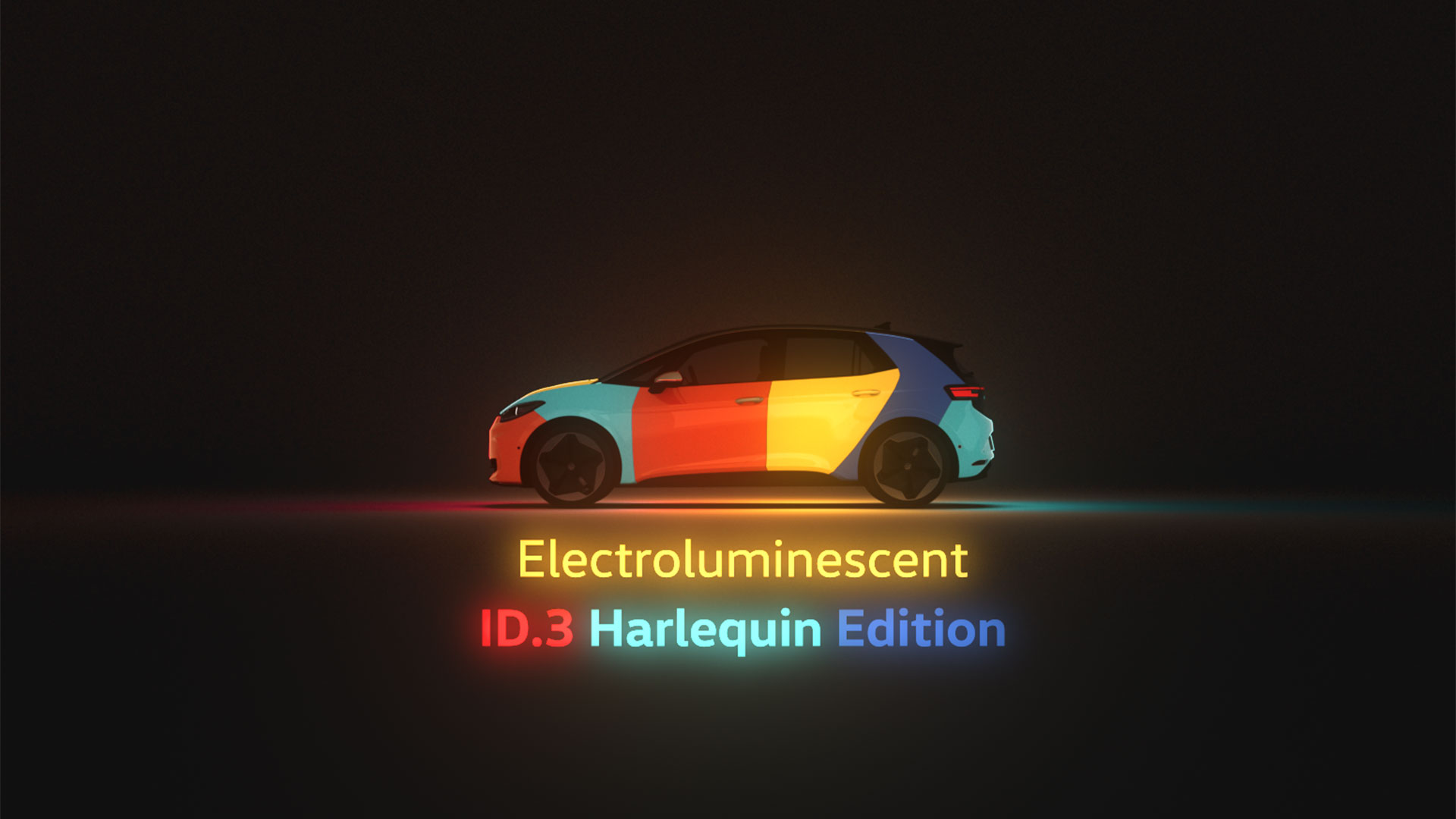 To Volkswagen ID.3 σε πολύχρωμη Πρωταπριλιάτικη έκδοση Harlequin