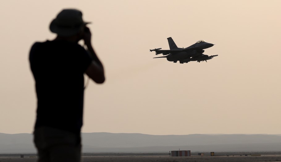 F-16 της Πολεμικής Αεροπορίας του Ισραήλ © EPA/ABIR SULTAN