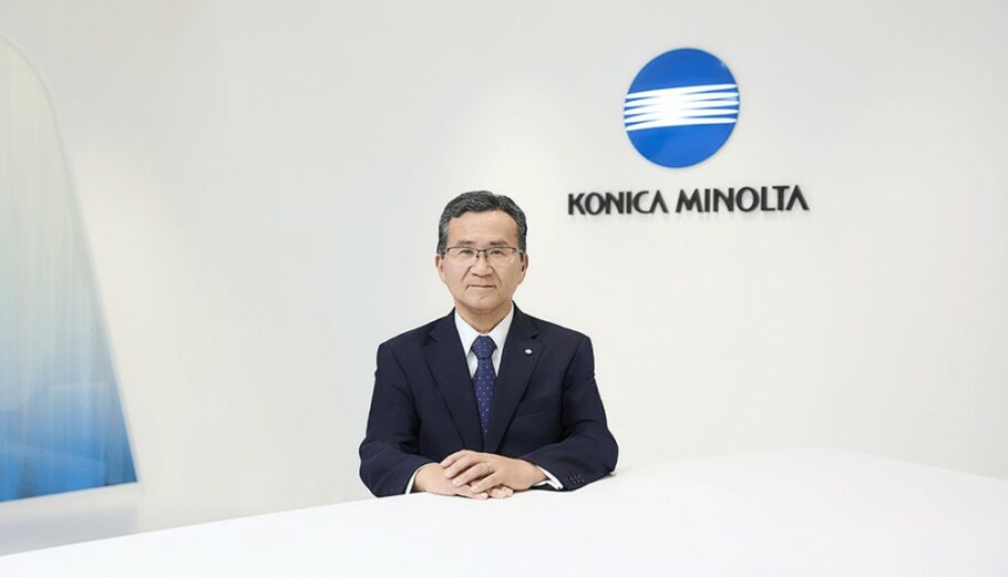 O διευθύνων σύμβουλος της Konica Minolta Toshimitsu Taiko © konicaminolta
