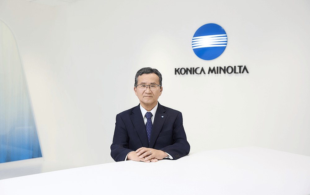 O διευθύνων σύμβουλος της Konica Minolta Toshimitsu Taiko © konicaminolta