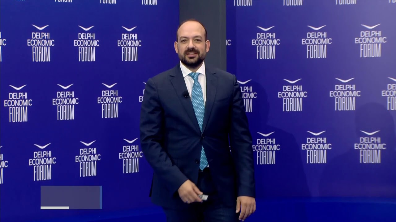 Ο Λευτέρης Χαραλάμπους, Partner της McKinsey & Company Greece © YouTube / Digital Delphi Economic Forum