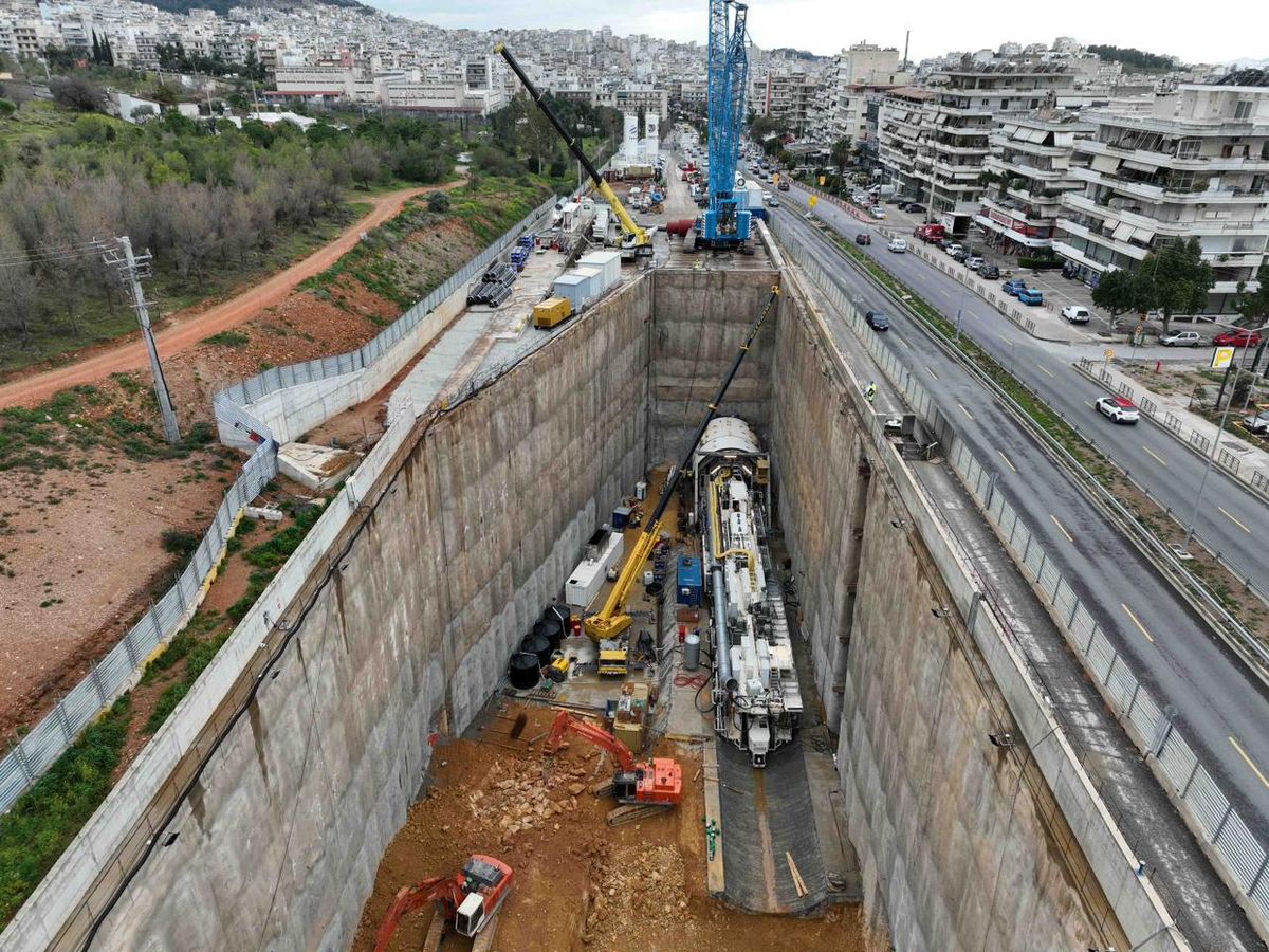 Έργα στη γραμμή 4 του Μετρό © Άβαξ