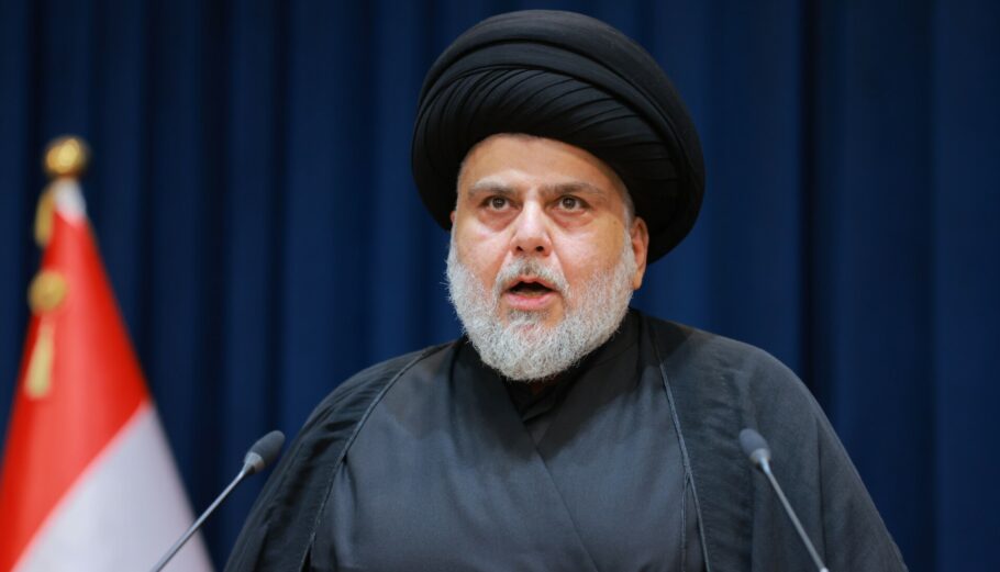 Ο θρησκευτικός ηγέτης του Ιράκ, Μοκτάντα Σαντρ © EPA/STR
