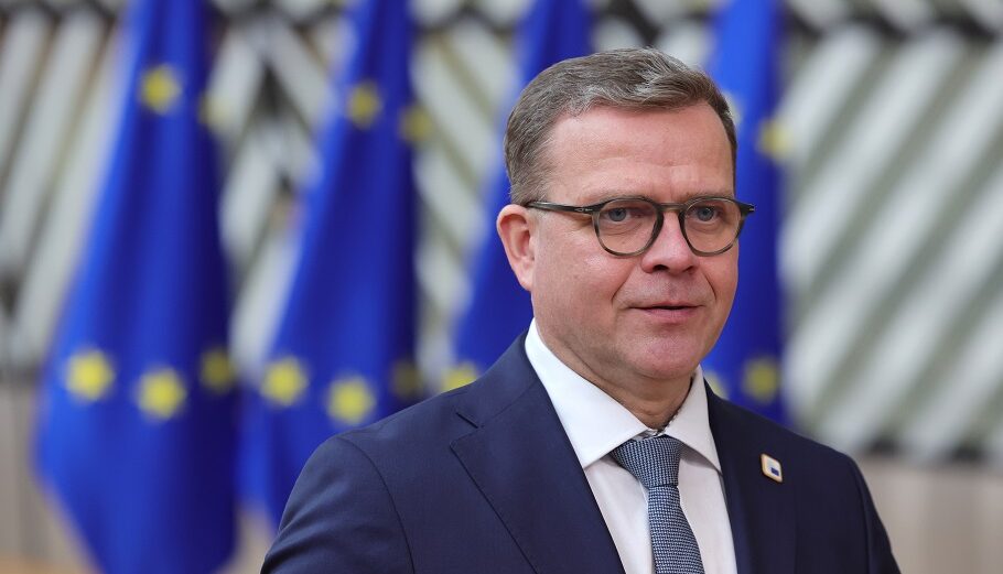 Ο πρωθυπουργός της Φινλανδίας Petteri Orpο@EPA/OLIVIER MATTHYS