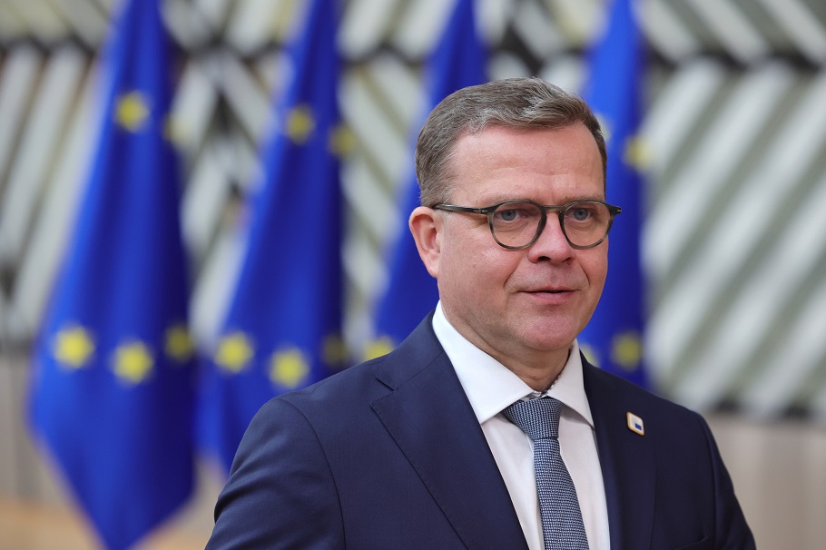 Ο πρωθυπουργός της Φινλανδίας Petteri Orpο@EPA/OLIVIER MATTHYS