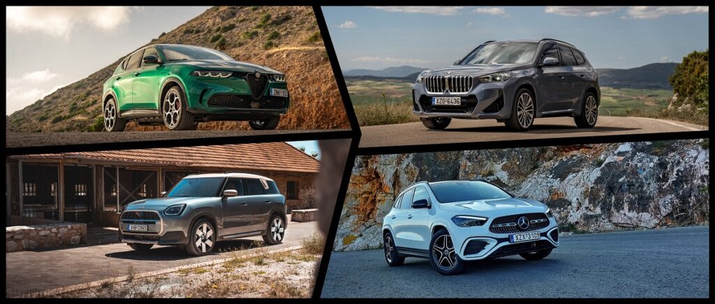 4 υβριδικά premium C-SUV σε δοκιμή