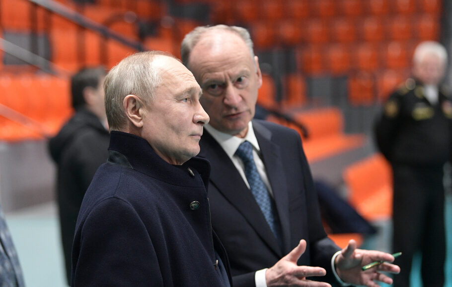 Ο Βλαντιμίρ Πούτιν με τον Νικολάι Πατρούσεφ© EPA/ALEXEI DANICHEV