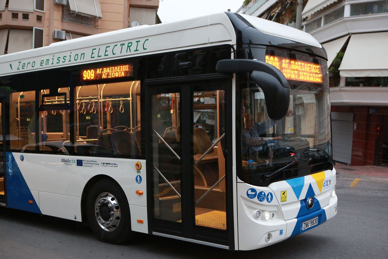 Ηλεκτρικά λεωφορεία © ΔΤ