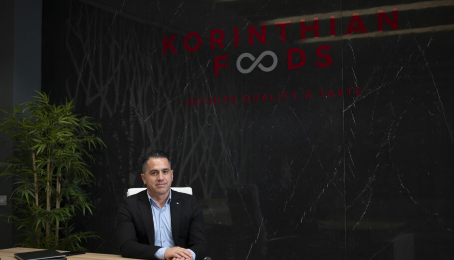 Ο Ηλίας Κακογιάννης, Ιδρυτής και Διευθύνων Σύμβουλος της Korinthian Foods © Korinthian Foods
