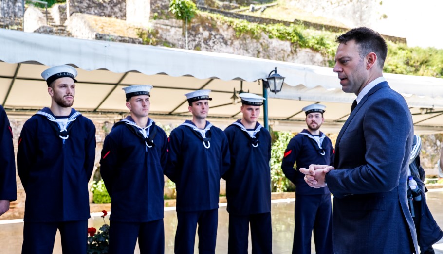 Κασσελάκης: Επίσκεψη στον Ναυτικό Σταθμό της Κέρκυρας