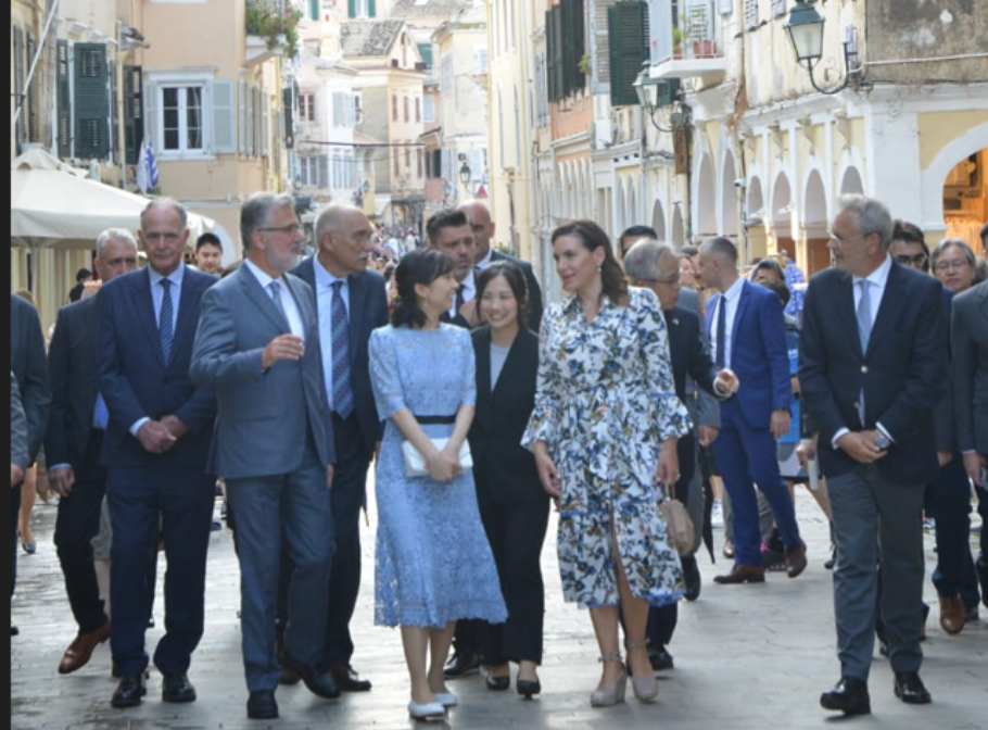 Η υπουργός Τουρισμού Όλγα Κεφαλογιάννη υποδέχτηκε στην Κέρκυρα την Πριγκίπισσα Κάκο της Ιαπωνίας©ΔΤ