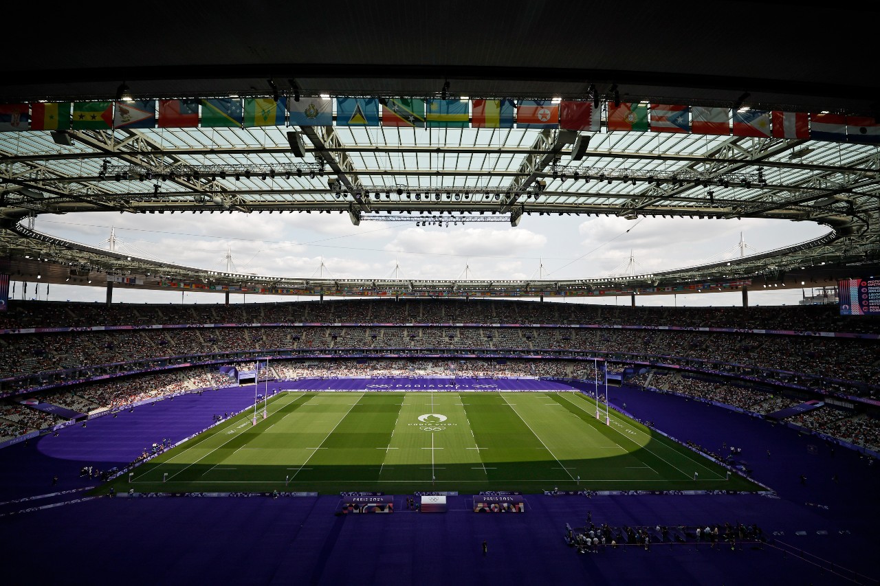 Το Stade de France, πριν από την έναρξη των Ολυμπιακών αγώνων EPA_YOAN VALAT