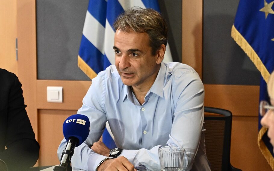 Επίσκεψη του Πρωθυπουργού Κυριάκου Μητσοτάκη στο υπουργείο Ψηφιακής Διακυβέρνησης@eurokinissi