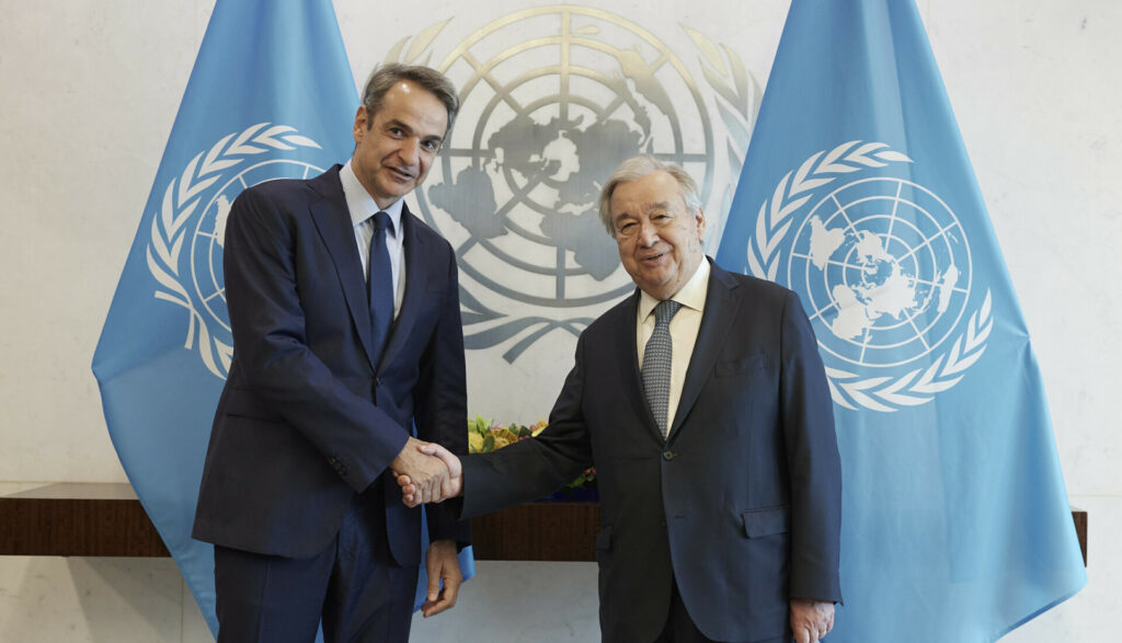 Μητσοτάκης σε Γκουτέρες: Να δοθεί λύση στο Κυπριακό