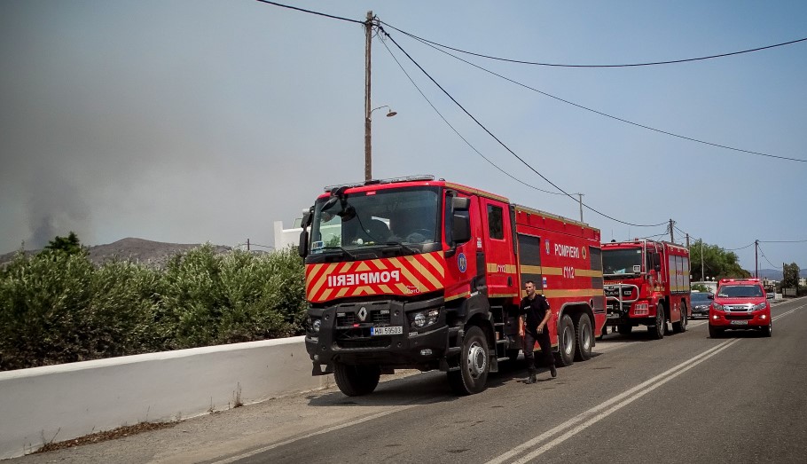 Έφτασαν στην Ελλάδα οι πρώτοι Ευρωπαίοι πυροσβέστες