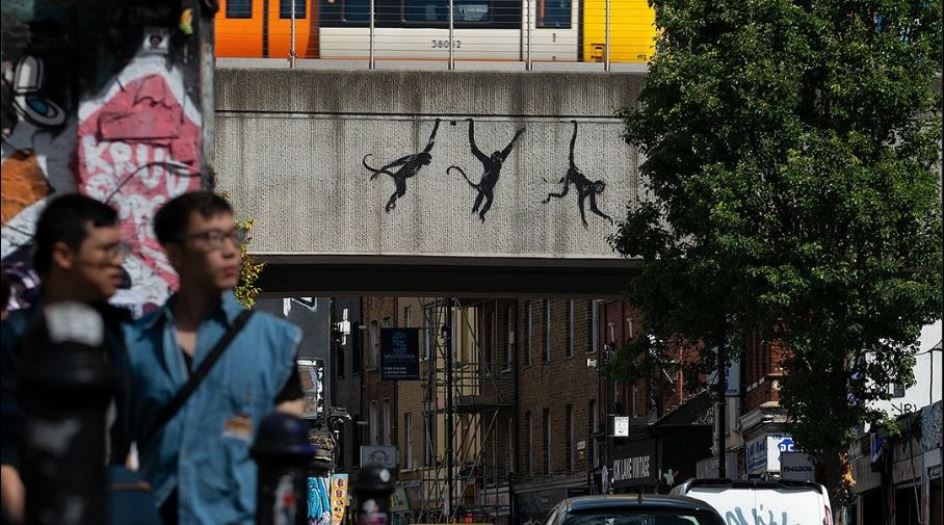 Τρίτο έργο του Banksy μέσα σε τρεις μέρες στο Λονδίνο