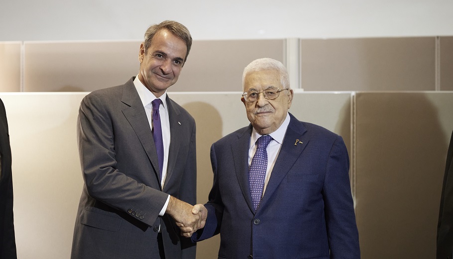 Κυριάκος Μητσοτάκης: Τι συζητήθηκε στη συναντηση με τον Αμπάς