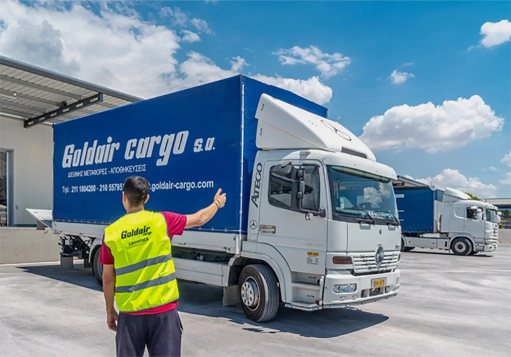 Φορτηγό της Goldair Cargo © Όμιλος Goldair