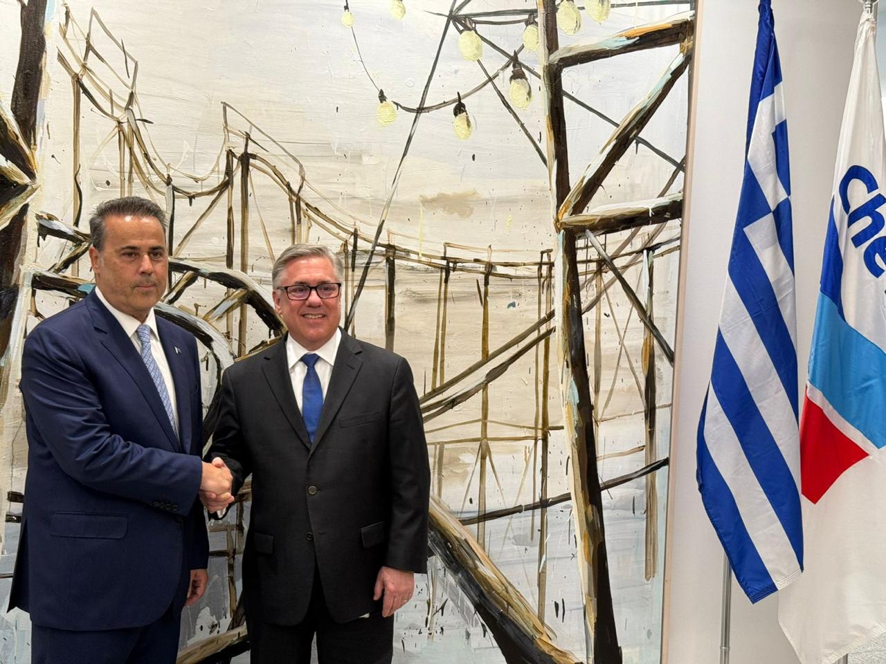Οι επαφές Παπασταύρου-Τσάφου με τη διοίκηση της Cevron © ΥΠΕΝ
