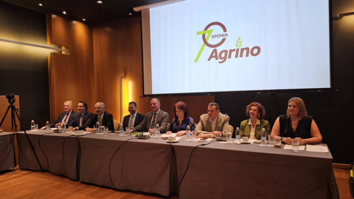 PRESS CONFERENCE, AGRINO