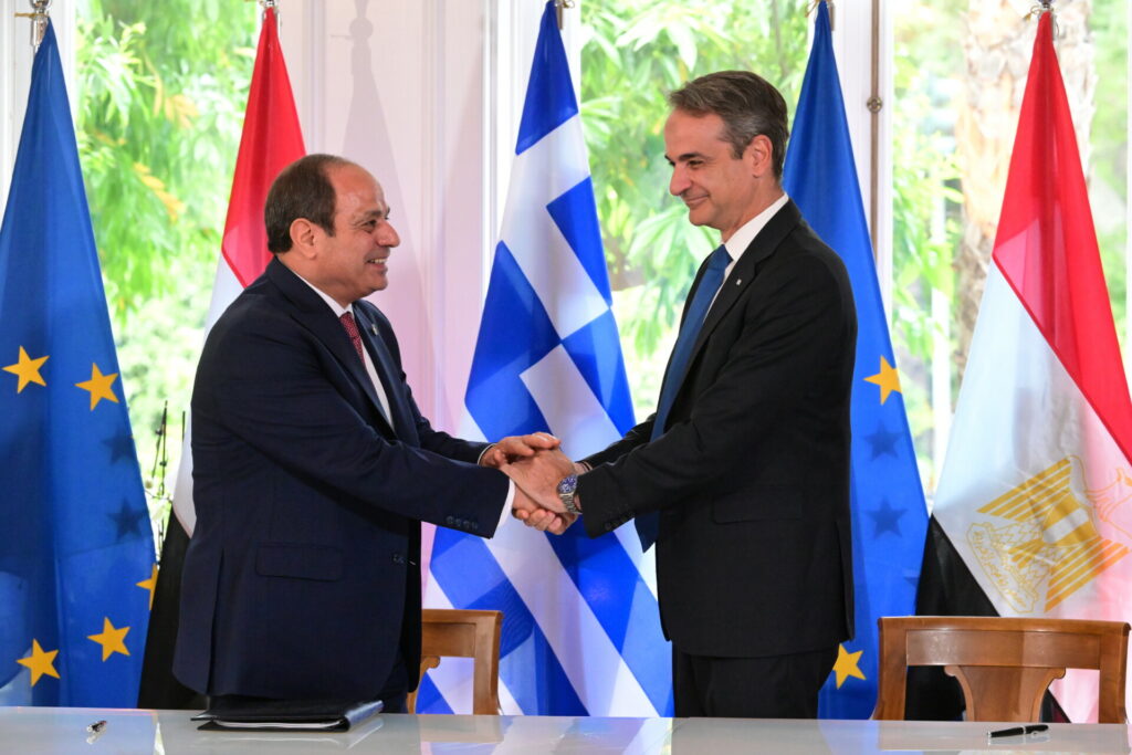 Live οι δηλώσεις Μητσοτάκη – Αλ Σίσι