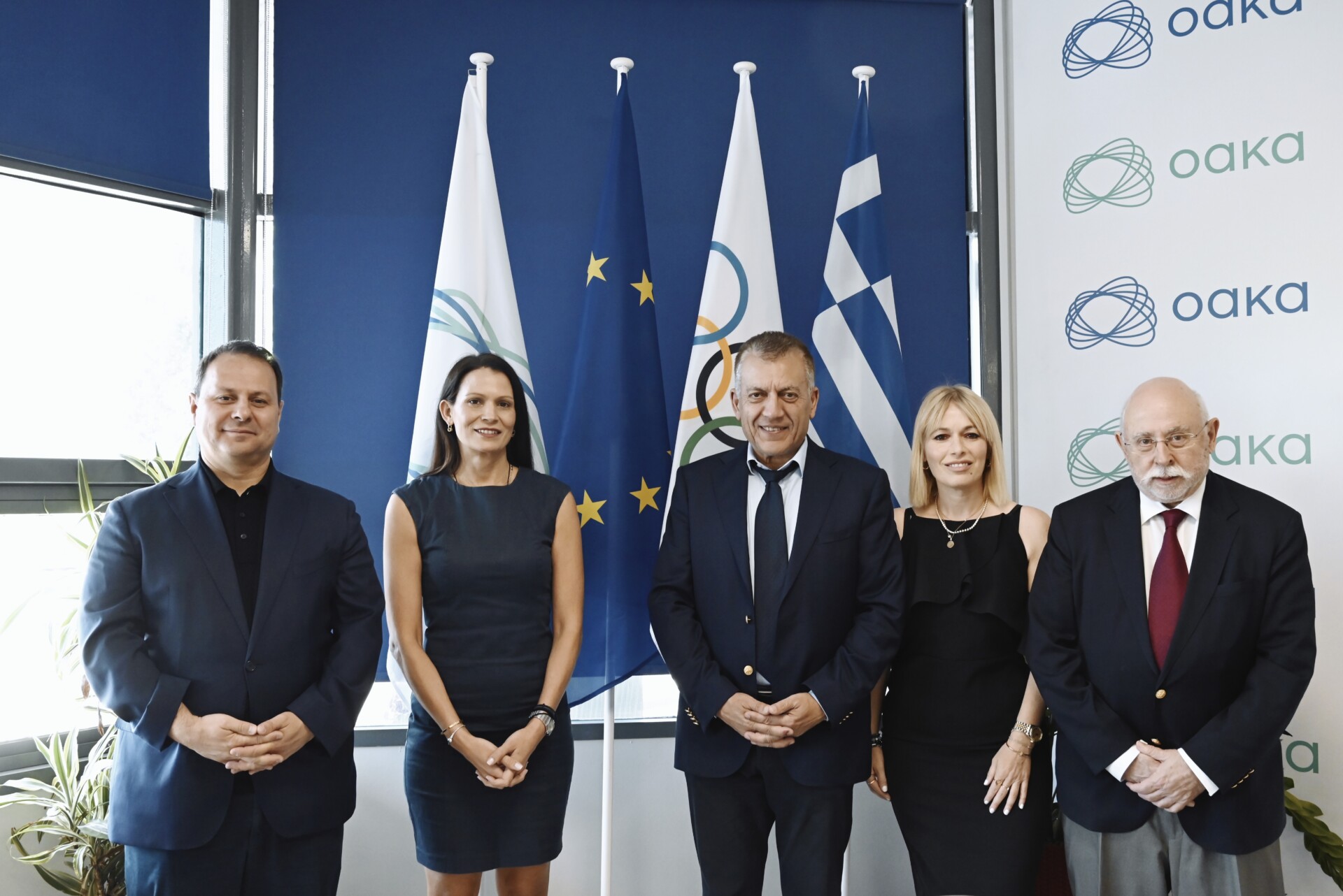Από την υπογραφή της σύμβασης για τα στέγαστρα του ΟΑΚΑ © Υπερταμείο