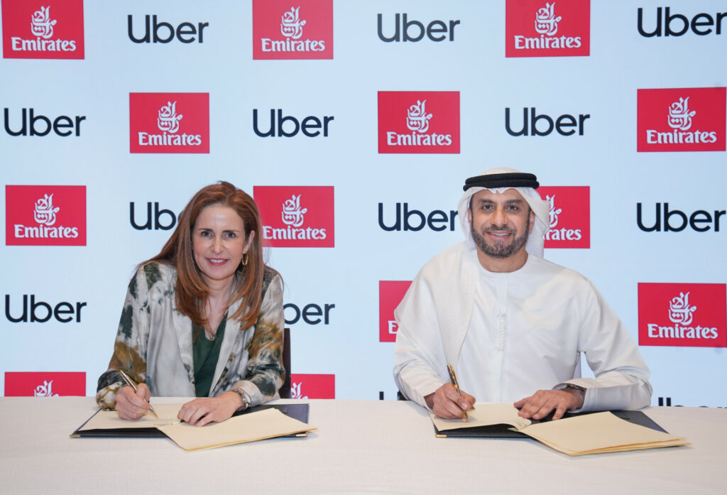 Συνεργασία Emirates-Uber για νέες υπηρεσίες στους πελάτες τους
