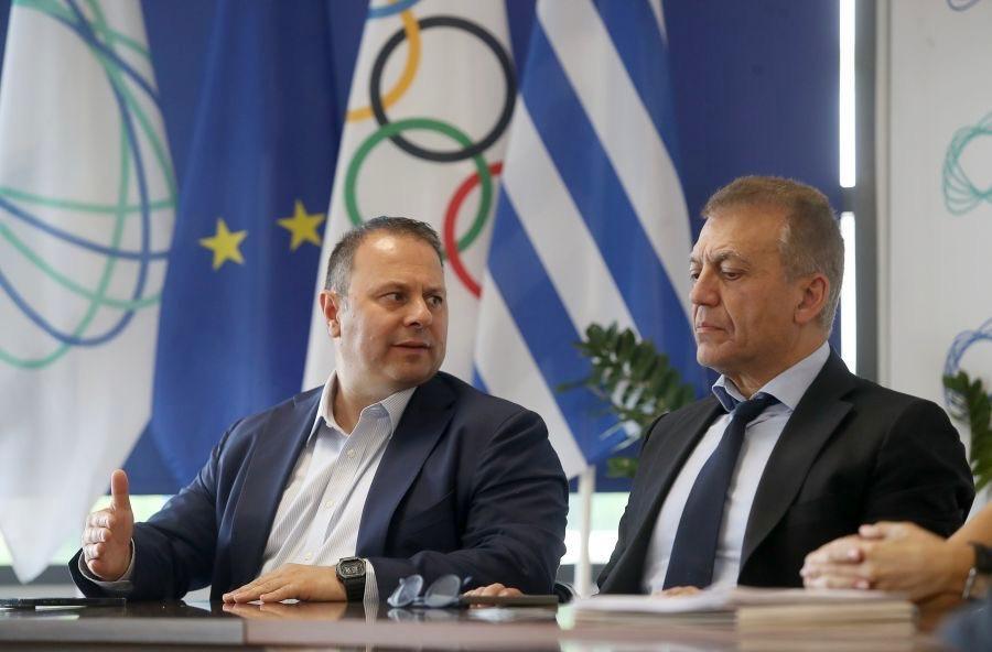 Ο Παναγιώτης Σταμπουλίδης και ο Γιάννης Βρούτσης © Υπερταμείο