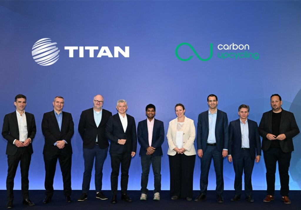 Titan-Carbon Upcycling: Συνεργασία για την ανάπτυξη δομικών υλικών χαμηλών εκπομπών άνθρακα