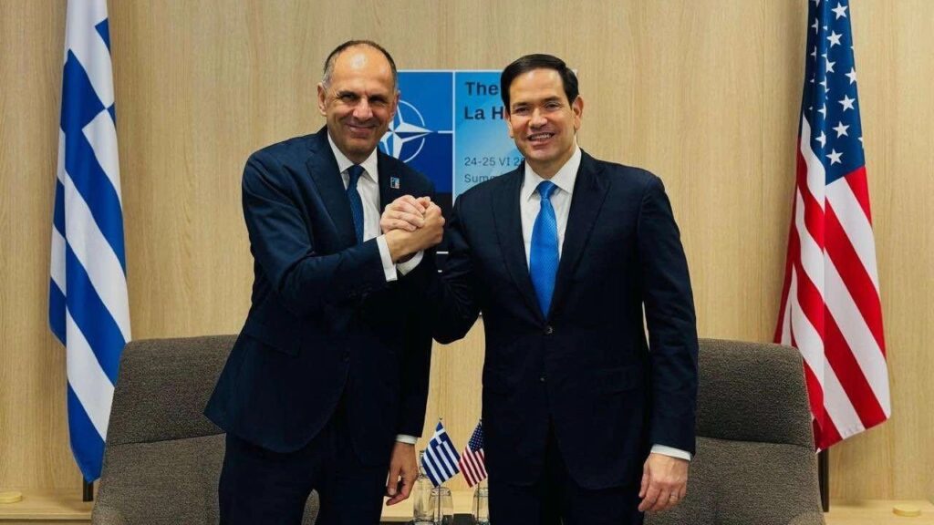 Γεραπετρίτης–Ρούμπιο: Τι συζήτησαν στη Χάγη