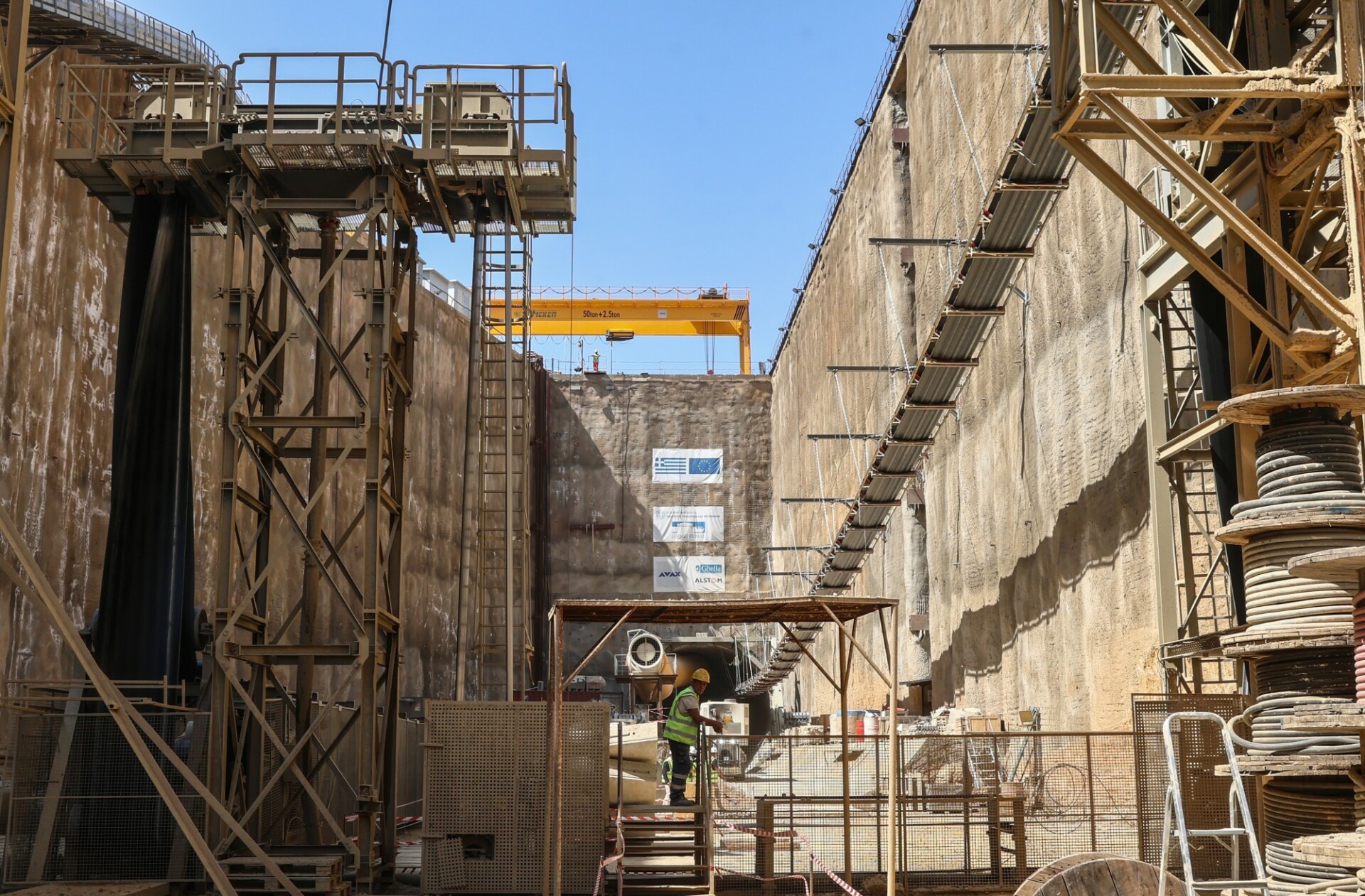 Με ταχείς ρυθμούς η κατασκευή της Γραμμής 4 του Μετρό