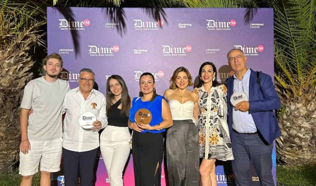 Next Step Media: Τριπλή διάκριση στα DIME Awards 2025