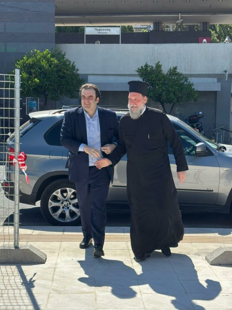 Επίσκεψη του Υπουργού Εθνικής Οικονομίας Κυριάκου Πιερρακάκη στο «Ιωνικό Κέντρο» της Ι.Μ. Νέας Ιωνίας
