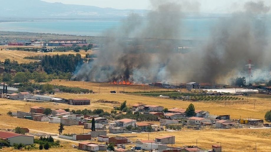 Φωτιά στην Αλεξανδρούπολη ©.e-evros.gr
