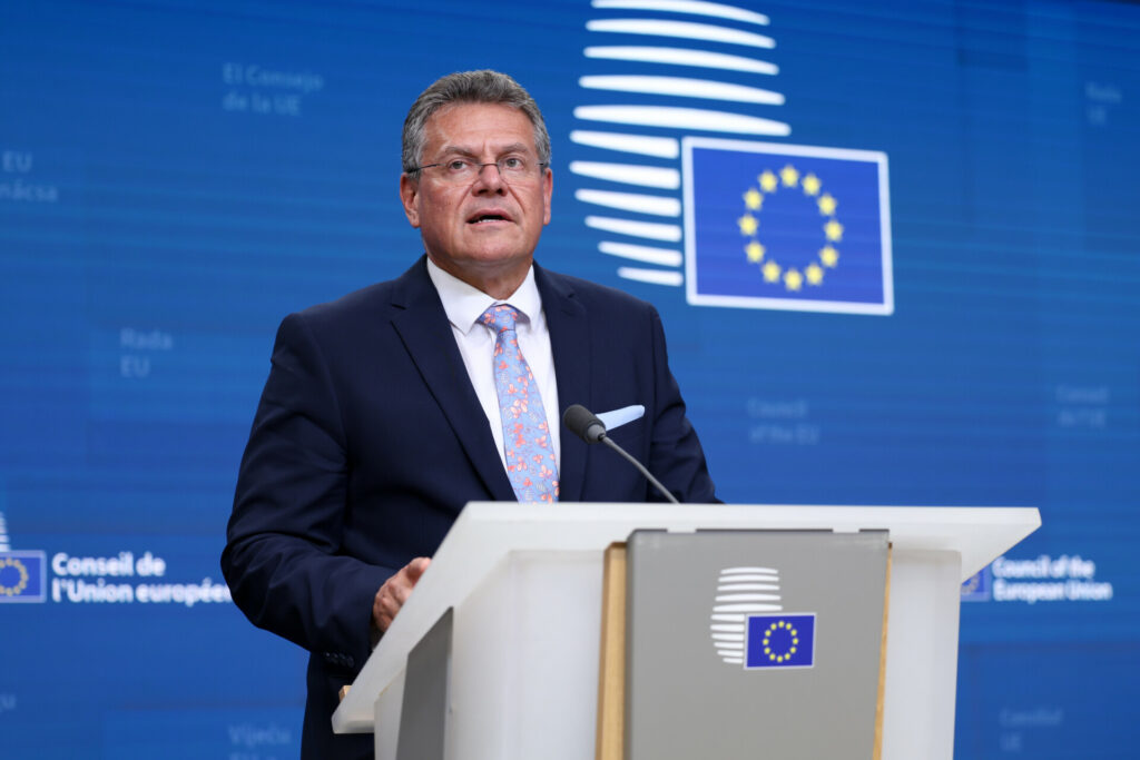 Σέφκοβιτς: Η ΕΕ είναι πολύ κοντά σε συμφωνία με τις ΗΠΑ