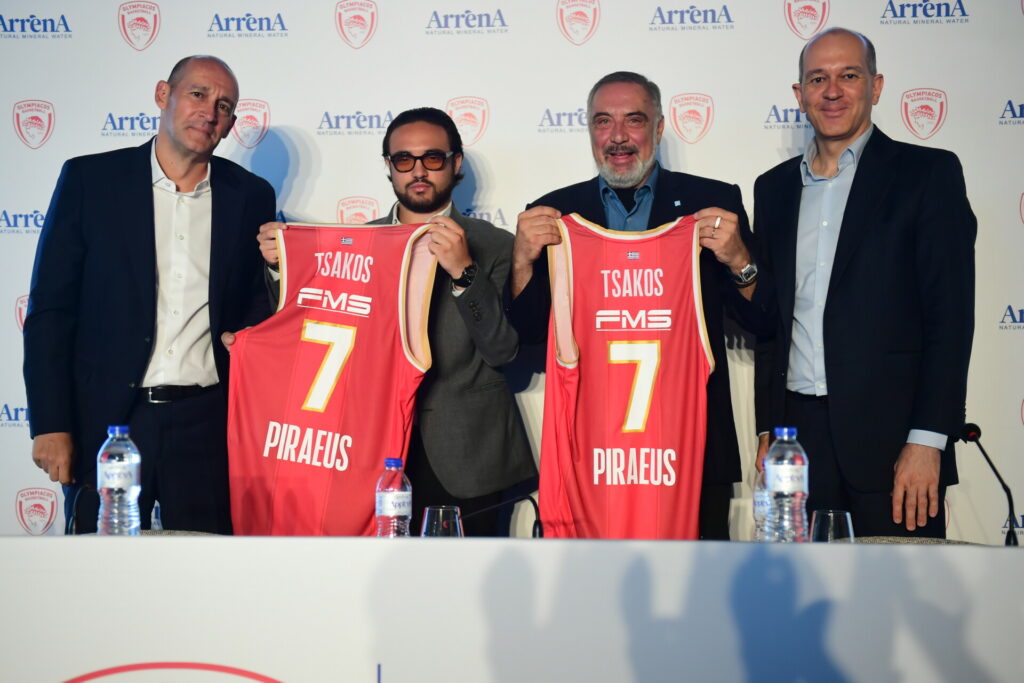 Η ArrenA των εφοπλιστών Τσάκου χορηγός της ΚΑΕ Ολυμπιακός