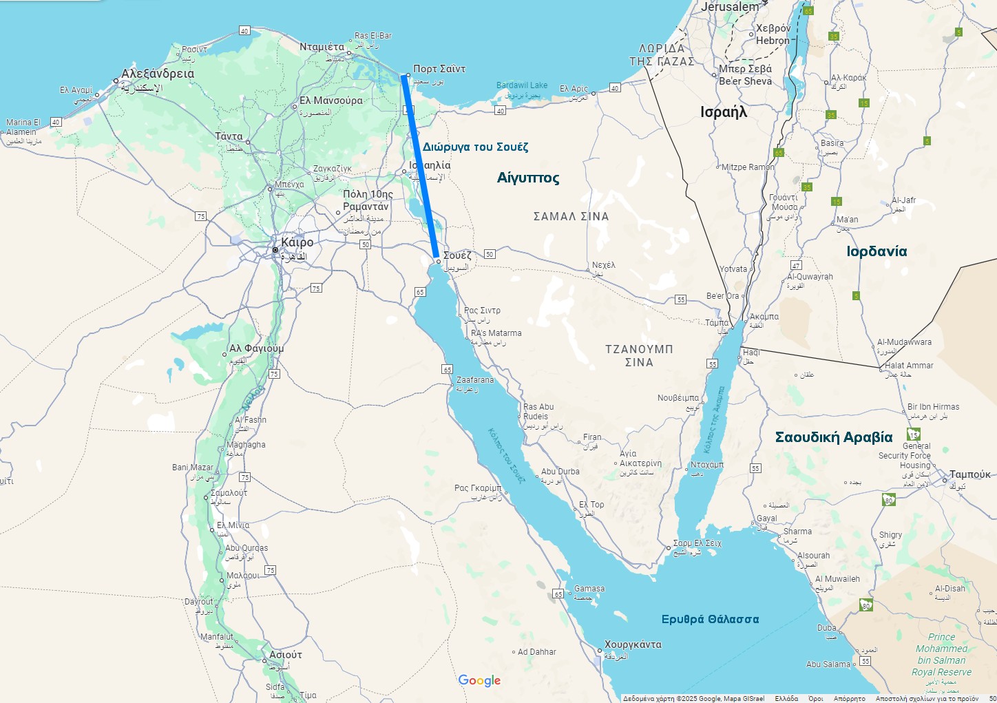 Red-Sea-Map Souez