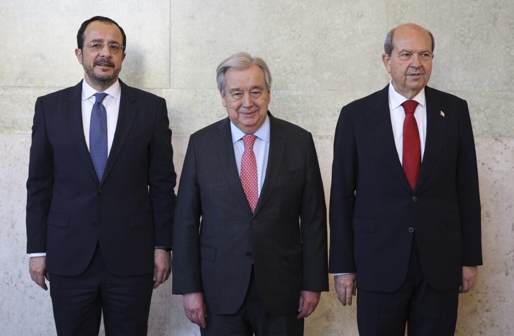 ΟΗΕ: Ατελέσφορη η τριμερής για το Κυπριακό