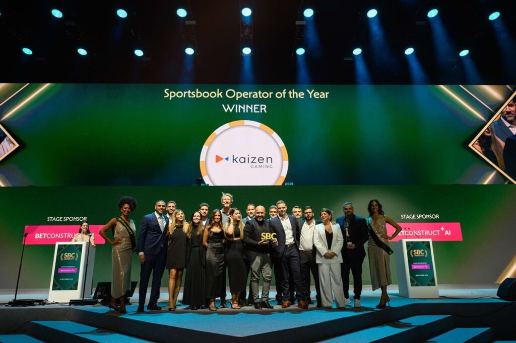 Η Kaizen Gaming αναδεικνύεται “Operator of the Year” στα SBC Awards 2025
