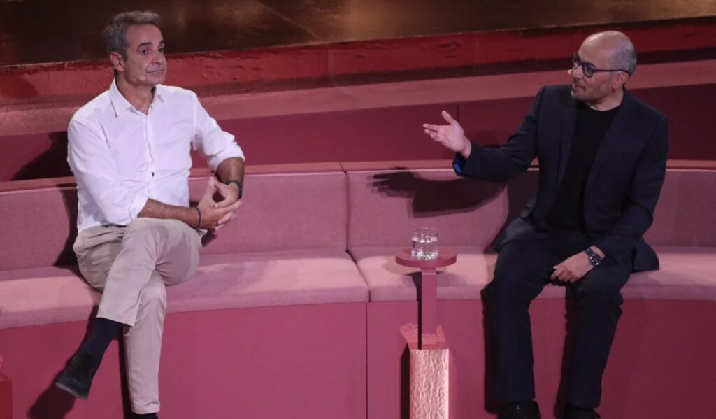 Συζήτηση Μητσοτάκη-Χασάμπη: Οι εκλογές, τα deepfake και τα Γλυπτά του Παρθενώνα