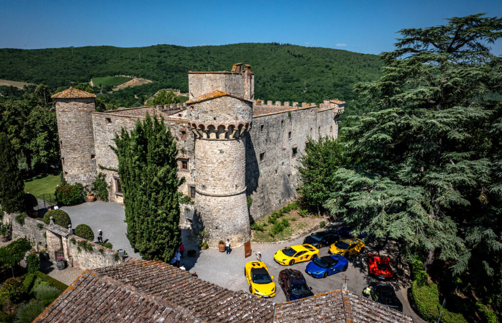 O γύρος της Τοσκάνης με Lamborghini