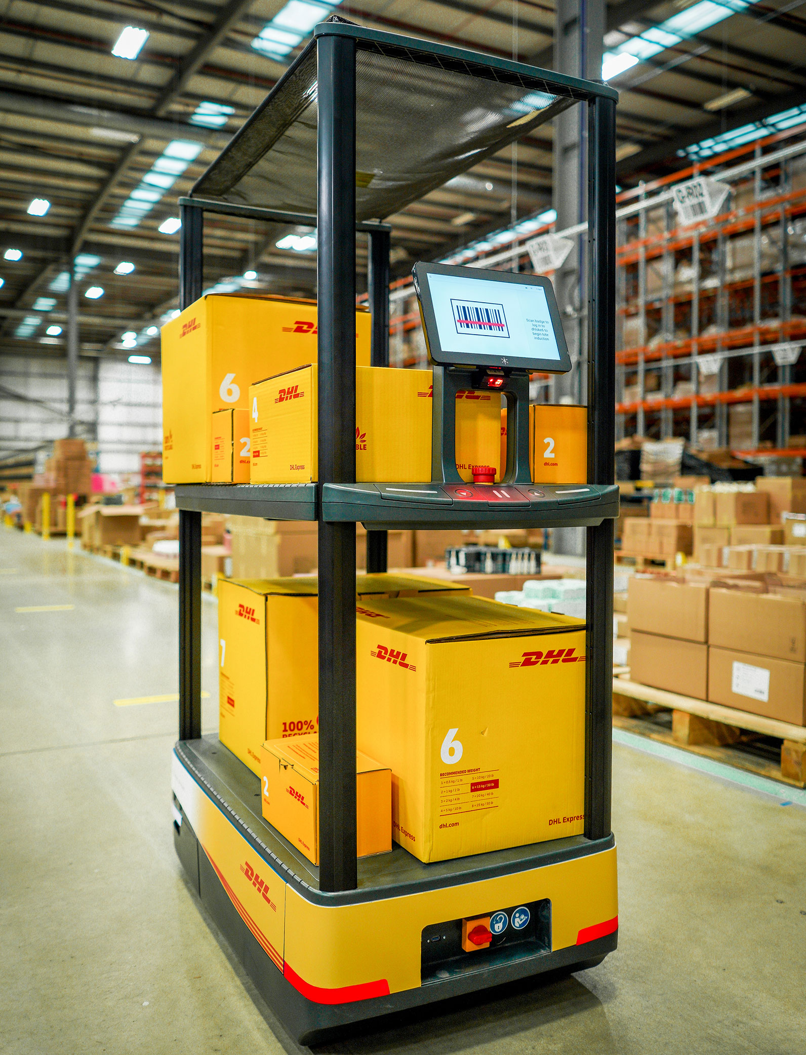 Τα ρομπότ της DHL ©DHL
