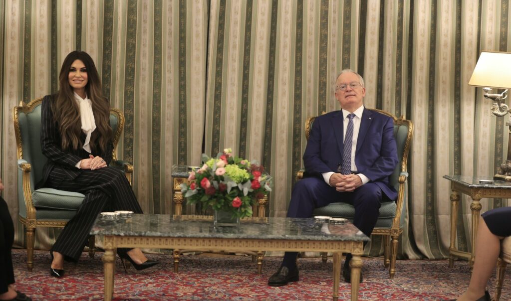 Η Κίμπερλι Γκιλφόιλ επέδωσε τα διαπιστευτήριά της στον Πρόεδρο της Δημοκρατίας