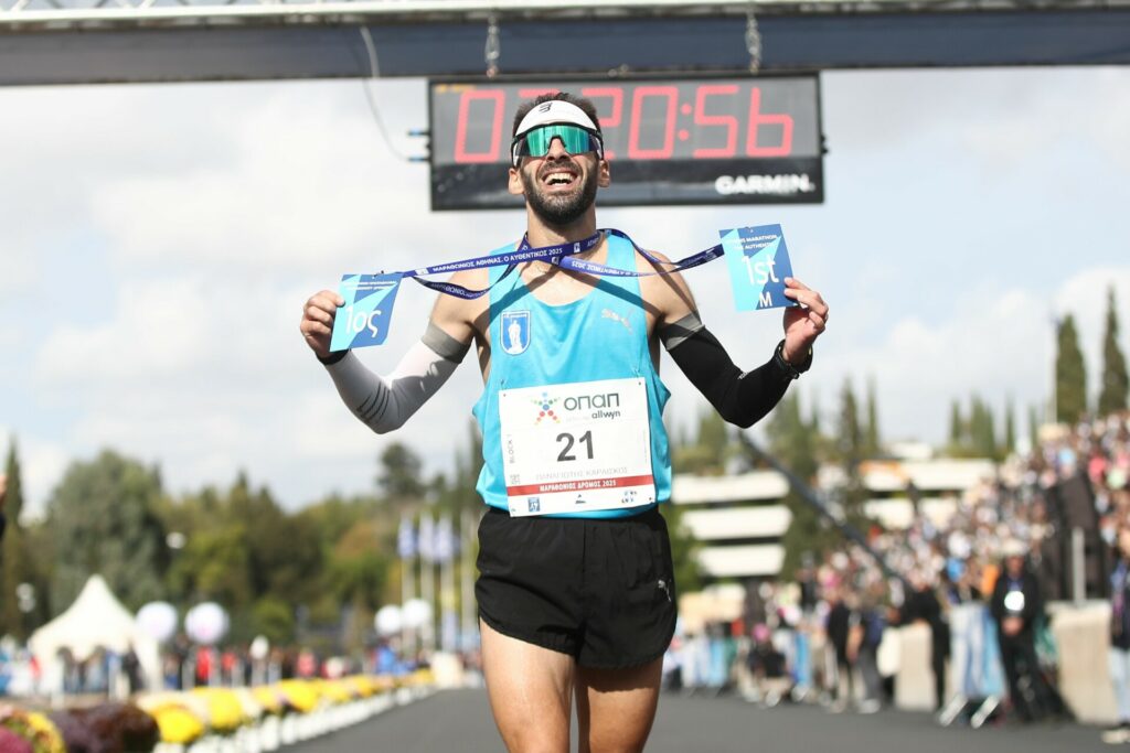 Μαραθώνιος Αθήνας 2025: Πρώτος τερμάτισε ο Παναγιώτης Καραΐσκος
